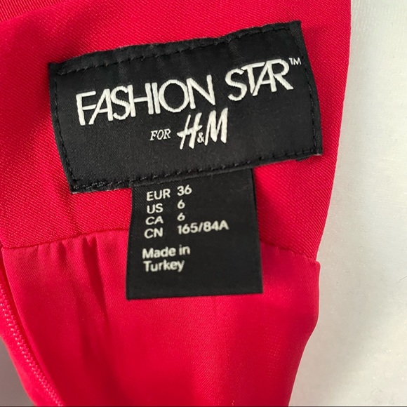 H&M Fashion Star Red Dress - Picture 4 of 4